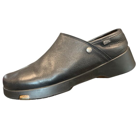 Footprints Birkenstock Black Grain Leather Split Toe Loafer Shoes Mens 44 US 11 main image 14